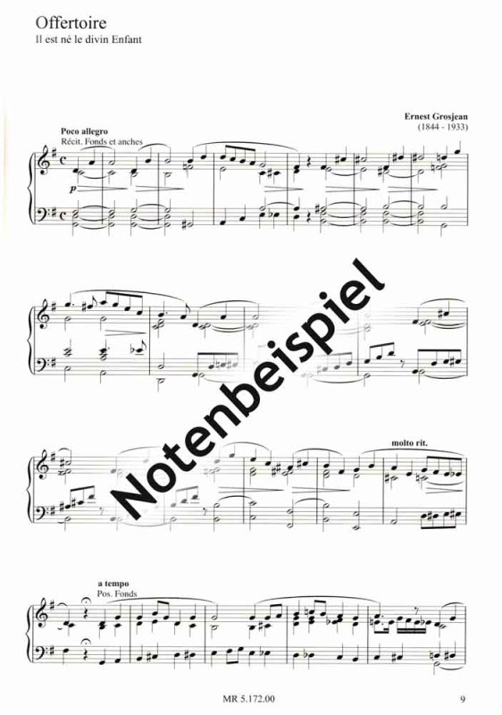 Offertoire Il est né divin Enfant